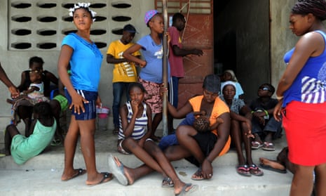Haitians deported from the Dominican Republic take refuge in Fonds Parisien, Haiti, close to the border with Dominican Republic, on 20 June, 2015. 