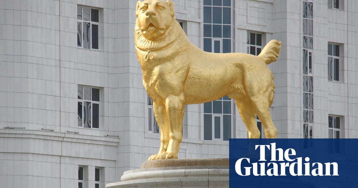 Turkmenistan leader unveils giant gold statue of local dog