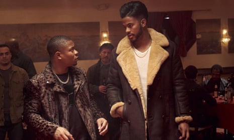Jason Mitchell and Trevor Jackson in Superfly.