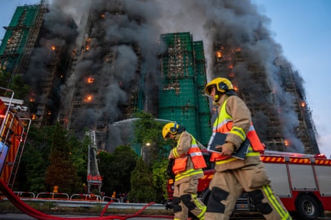 How the Hong Kong fire unfolded – visual guide | Hong Kong apartment fires | The Guardian