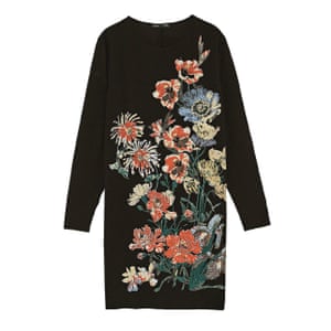 Reasons to wear... winter florals – in pictures 155 Long-sleeved dress, £19.99, zara.com