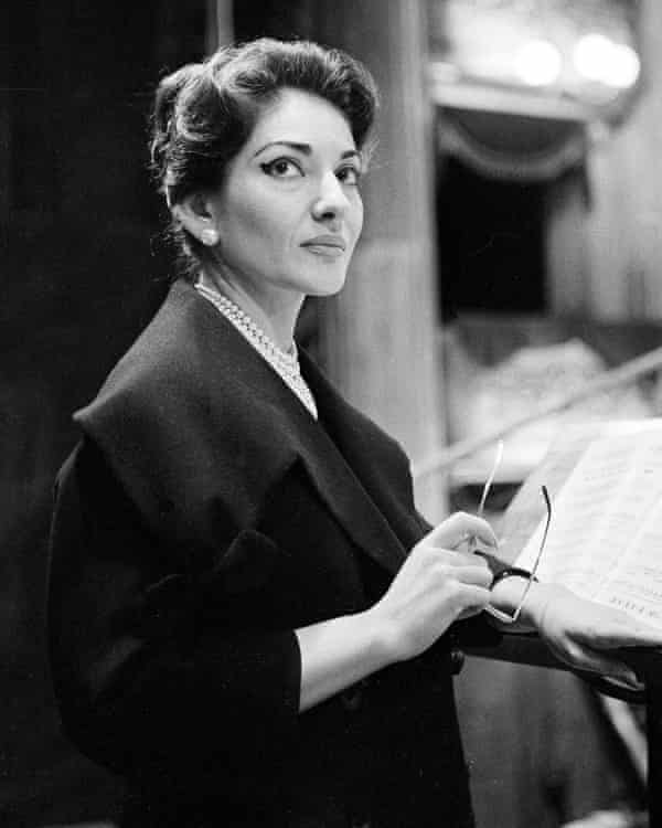 Callas at La Scala opera house in Milan in 1959.