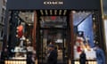 FILE PHOTO: A view of a Coach store, a brand owned by Tapestry, Inc., in Manhattan, New York, U.S., November 15, 2021. REUTERS/Andrew Kelly/File Photo