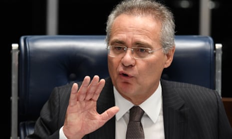 Renan Calheiros has been removed as Brazil’s Senate president after being indicted for embezzlement.