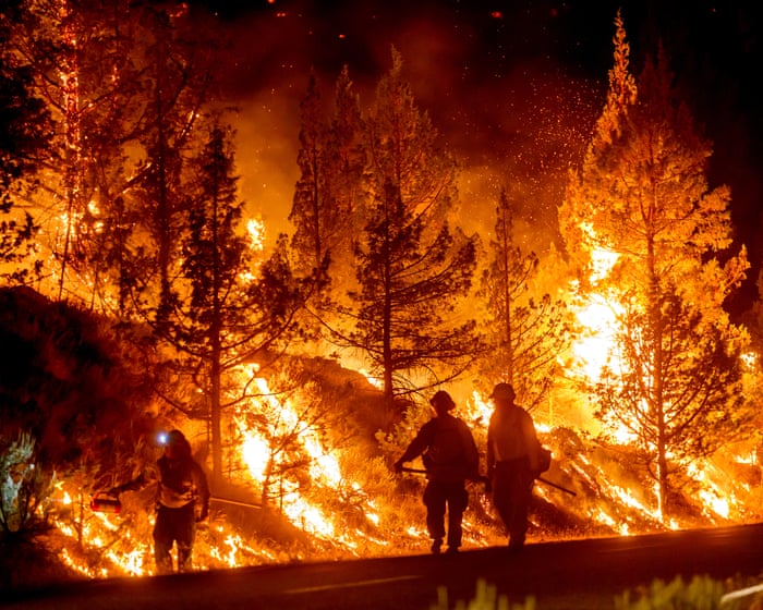 Heatwave scorching western US ups risk of hazardous fire conditions — image supplied by The Guardian World's feed