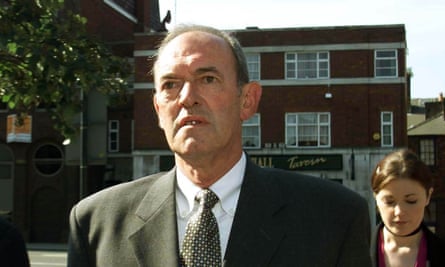 Ex-Superintendent Bernard Murray arrives at Leeds crown court on 21 July 2000.