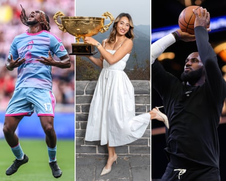 Alex Iwobi, Zheng Qinwen and LeBron James.