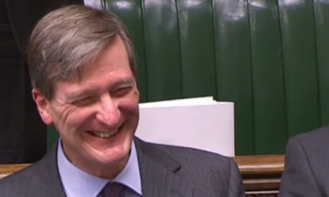 A video grab from footage broadcast by the UK Parliament's Parliamentary Recording Unit (PRU) shows British Conservative politician Dominic Grieve reacts in the House of Commons in London on December 13, 2017. 
British Prime Minister Theresa May was Wednesday facing a rebellion from her own MPs over whether parliament will have a "meaningful vote" on the final Brexit deal in what would be a damaging defeat.  A vote is expected later on an amendment proposed by Dominic Grieve, an MP in May's Conservative Party, to a landmark bill ending Britain's membership of the European Union and incorporating thousands of pieces of EU legislation into the British statute books.
 / AFP PHOTO / PRU / HO / RESTRICTED TO EDITORIAL USE - MANDATORY CREDIT " AFP PHOTO / PRU " - NO USE FOR ENTERTAINMENT, SATIRICAL, MARKETING OR ADVERTISING CAMPAIGNSHO/AFP/Getty Images