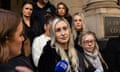 Victim’s friend Jacqueline Schwarcz speaks to the media outside the Supreme Court of Victoria in Melbourne on Wednesday, May 22, 2024.