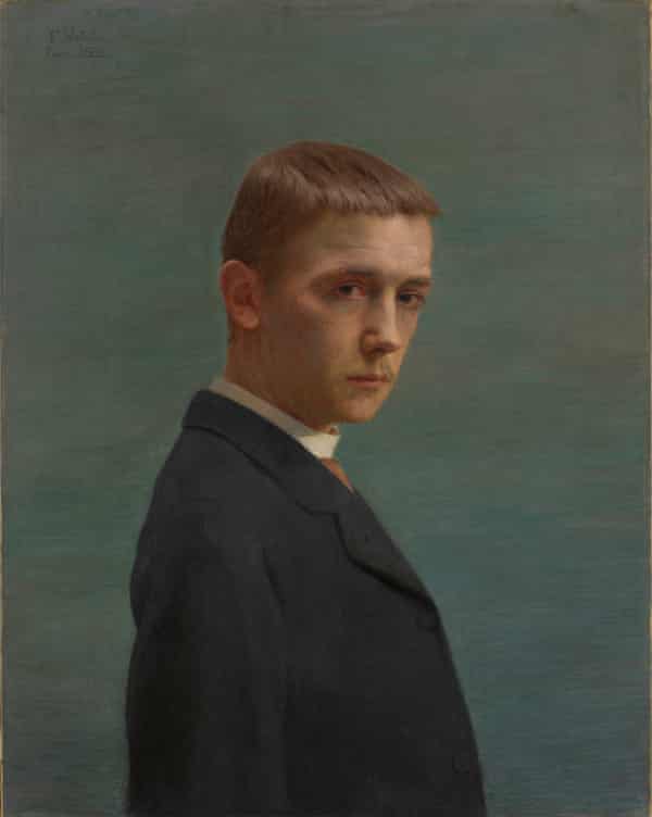 Félix Vallotton’s Self-portrait at the Age of Twenty, 1885. 