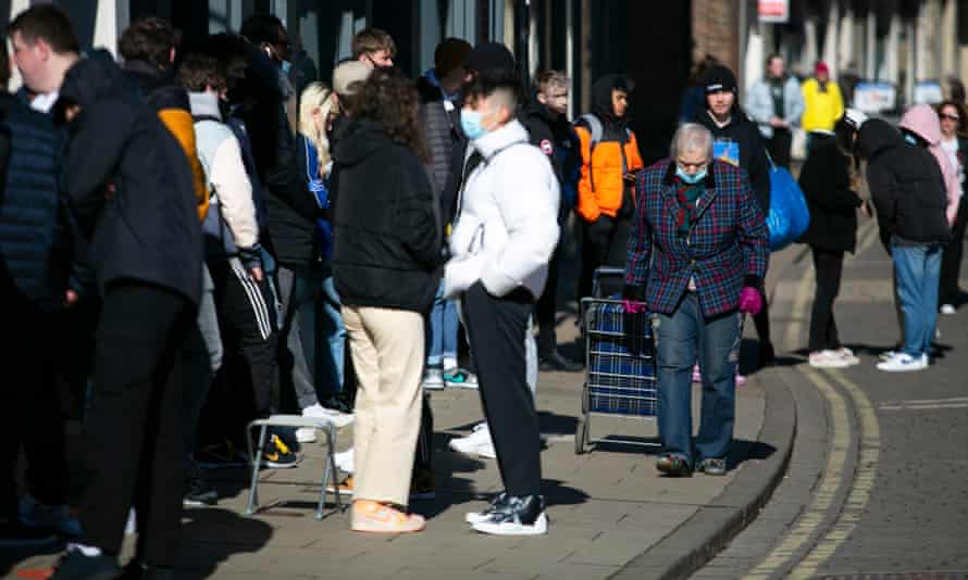 Shoppers return to York as lockdown restrictions are eased.