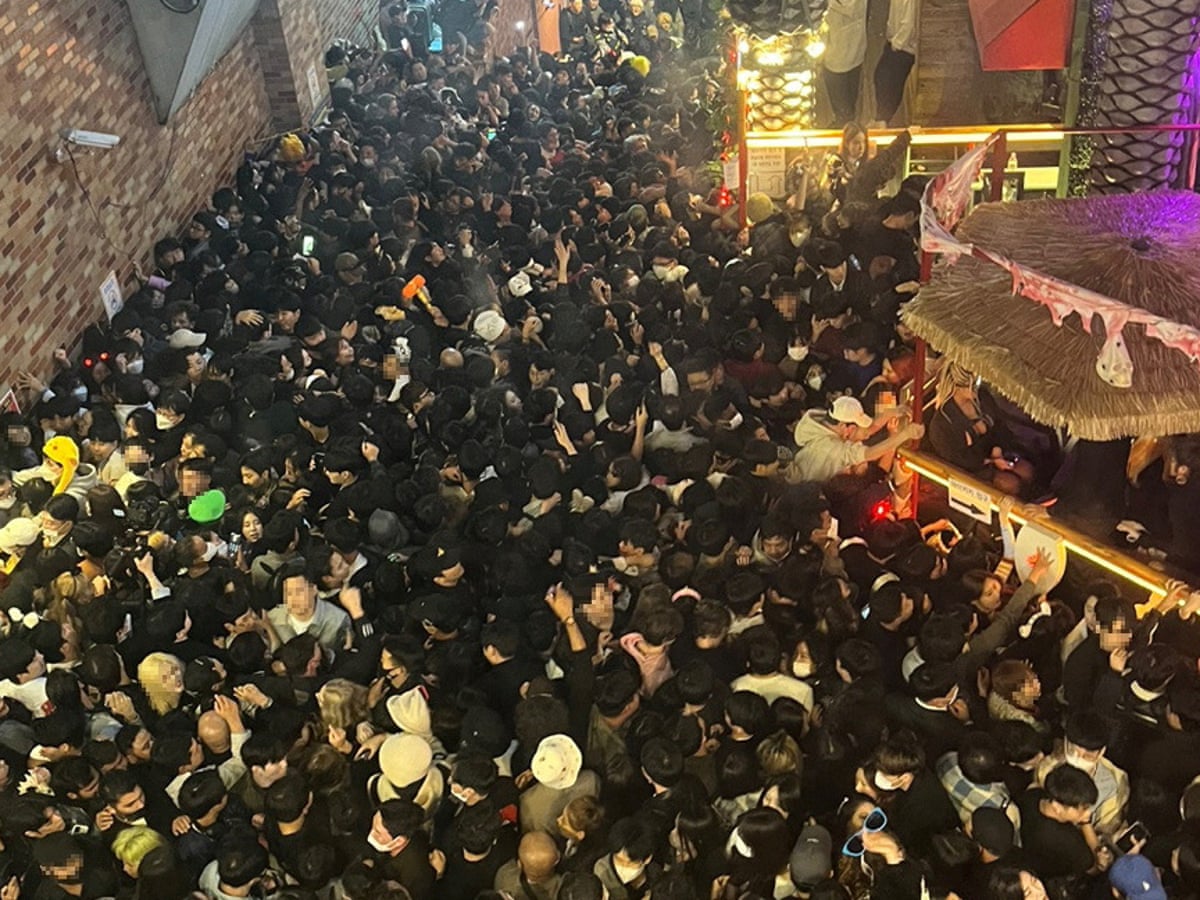 Crowd crushes: how disasters like Itaewon happen, how can they be prevented, and the 'stampede' myth | Seoul crowd crush | The Guardian