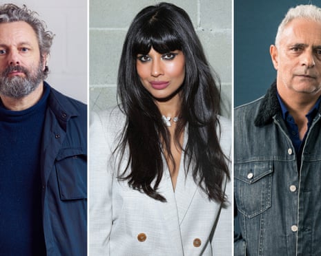Michael Sheen, Jameela Jamil and Hanif Kureishi.
