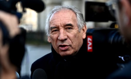 France’s Prime Minister Francois Bayrou speaks after the funeral of former Bordeaux mayor Nicolas Florian in Bordeaux, south-western France, on 31 January.