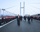 Kim Jong Un crosses new bridge linking North Korea and China