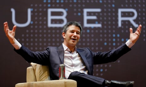 Travis Kalanick wrote in an email to Uber staff on Thursday that he stepped down after he spoke with Trump about his immigration executive order ‘and its issues for our community’.
