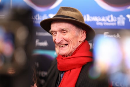 Martin Carthy on the Mercury prize’s red carpet.