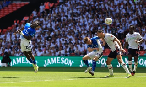 Sidibeh heads in the equaliser.