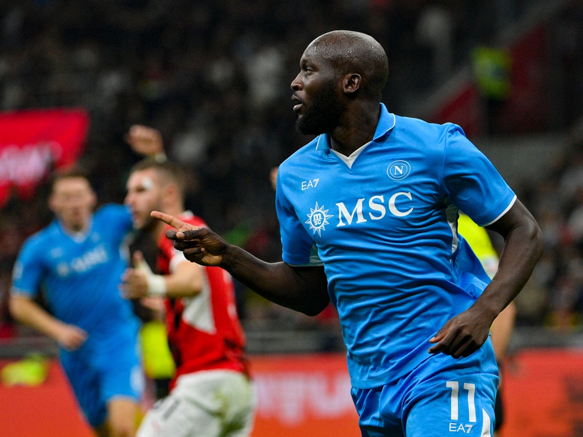 Romelu Lukaku helps propel Napoli to statement San Siro win against Milan | Serie A | The Guardian