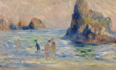 Moulin Huet Bay, Guernsey, one of a group of paintings Renoir produced during his stay in 1883.