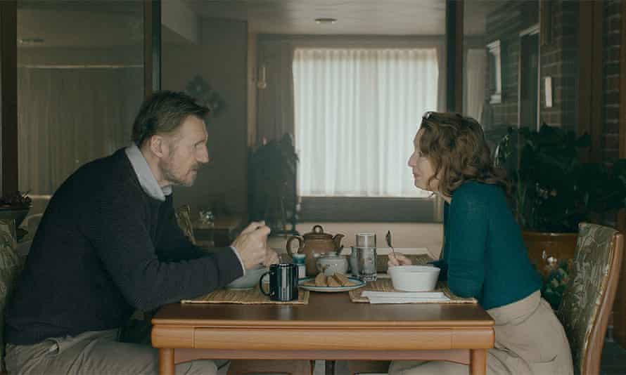 Liam Neeson and Lesley Manville in Ordinary Love.