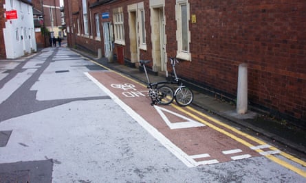 Bad cycle lanes. Stafford