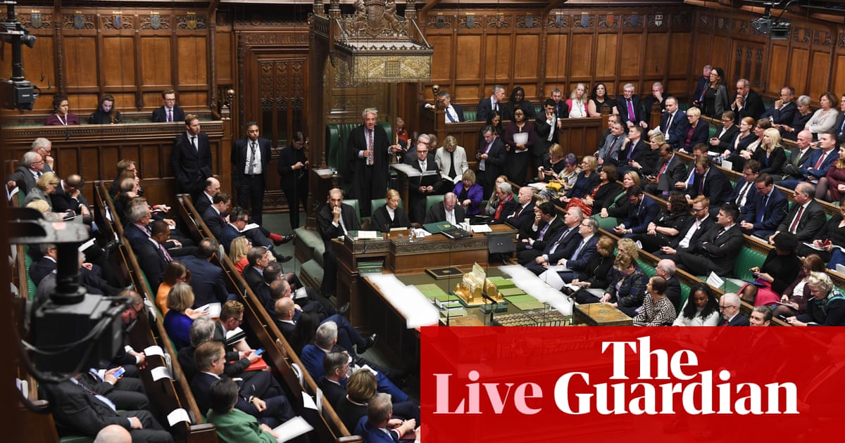 Brexit: MPs begin debate on withdrawal agreement bill - live news