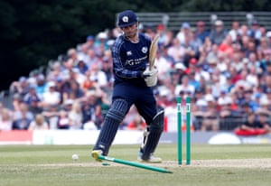 Budge, bowled by Wood for 11.