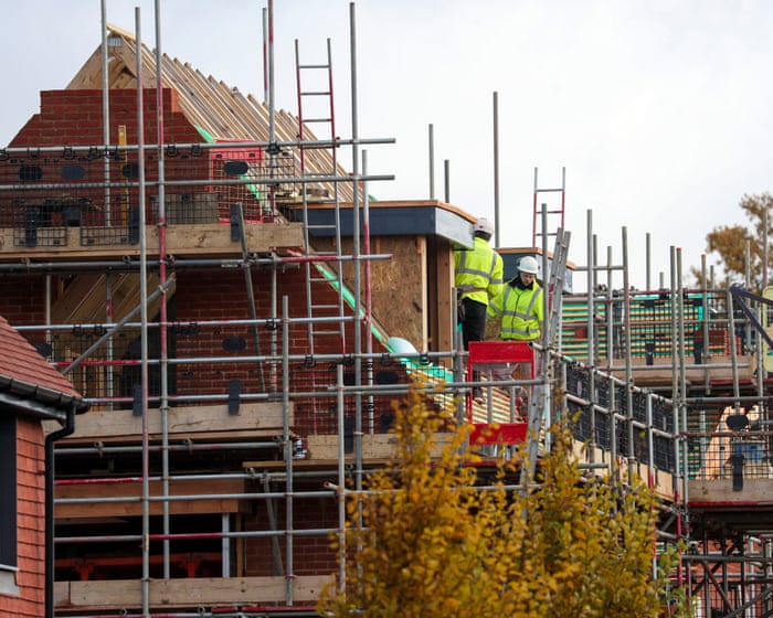 UK housebuilders’ stocks surge on new homes scheme for first-time buyers – business live
