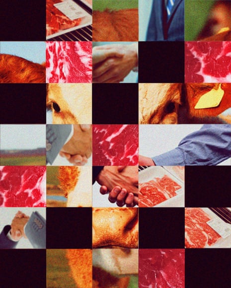 Trabajadores protestando por la pérdida de empleos en el frigorífico planta