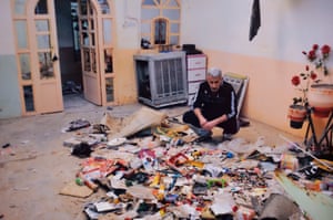 Assam surveys the debris left by Isis, who used his family’s home in Jalawla, Iraq, as their headquarters