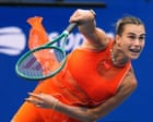 Aryna Sabalenka v Elena Rybakina: US Open 2026 women’s singles final goes to deciding set – live