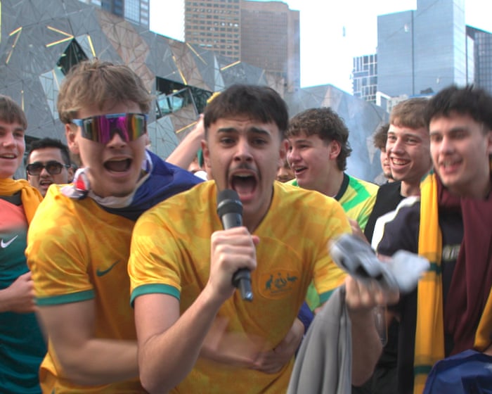 'Irankunda have my children': Australian World Cup fans erupt as Socceroos defeat Turkey – video
