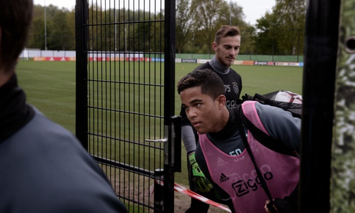 Ajax S Justin Kluivert Wants To Be The Best And Not Just Famous For His Dad Ajax The Guardian