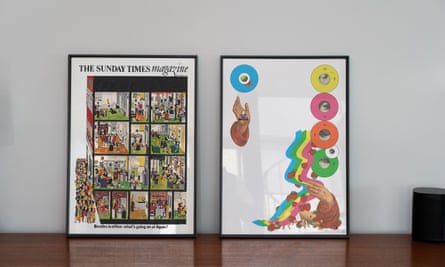 Two prints from the A Soap Impression collection. Left, by Colin King and, right, by Matt Dorfman