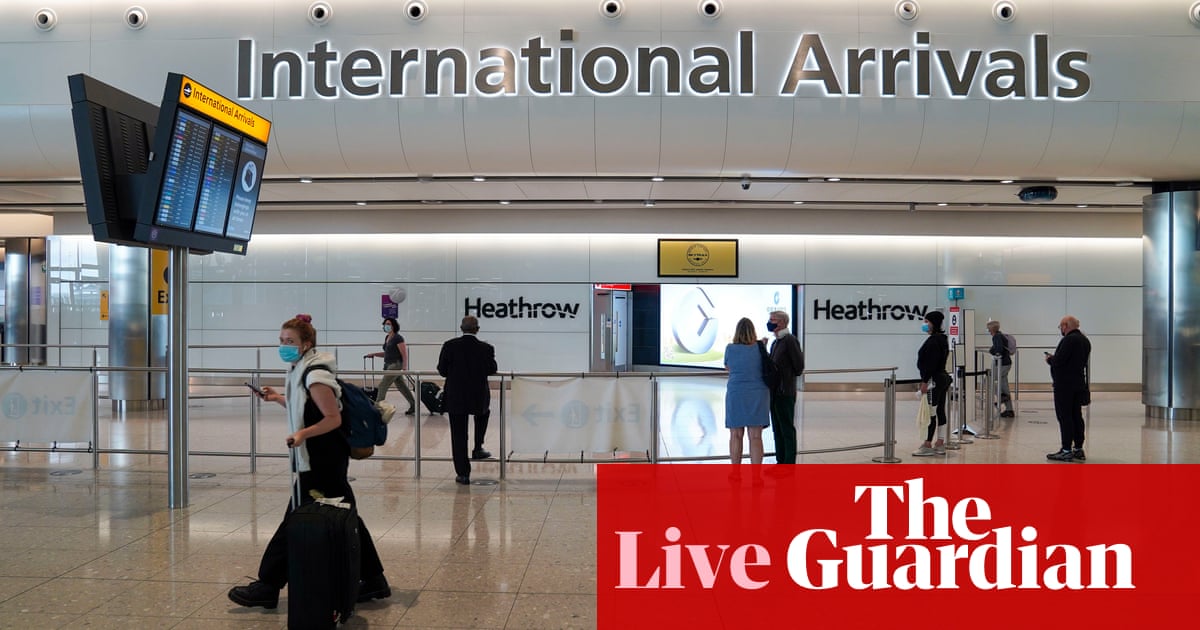 Gatwick warns of UK travel being left behind Europe due to costly PCR tests – business live