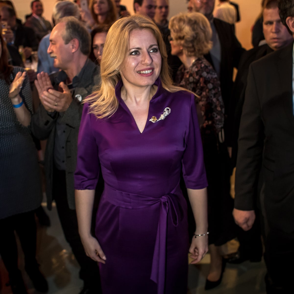 Slovakia S First Female President Hails Victory For Progressive Values Slovakia The Guardian