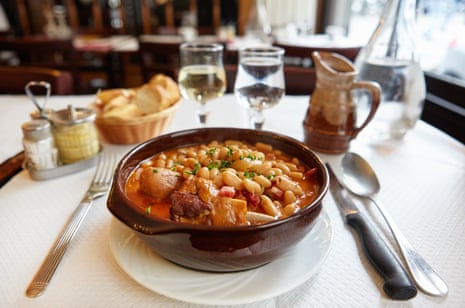 Plate of cassoulet