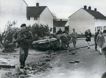 The Ballymurphy estate in Belfast in 1972.