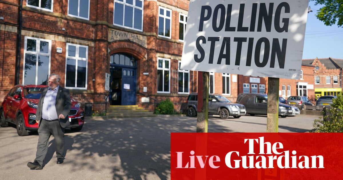 Local elections: voters head to the polls across England UK politics live