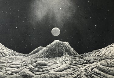 Illustration by Lucien Rudaux for Sur Les Autres Mondes (1937)