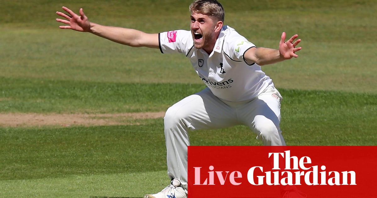 Surrey bowled at Lord’s, Sussex skittle Yorkshire for 150: county cricket –as it happened