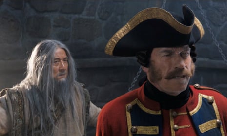 Diverting … Jackie Chan and Arnold Schwarzenegger in The Iron Mask.