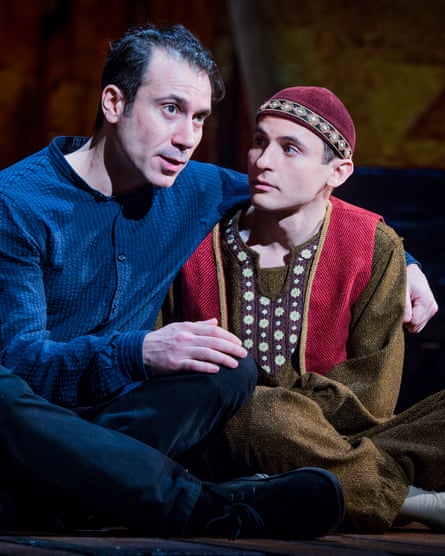 Ben Turner and Andrei Costin in The Kite Runner at Wyndham's theatre, London