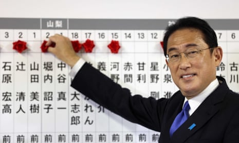 Japan's prime minister and ruling Liberal Democratic Party leader, Fumio Kishida