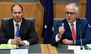 Josh Frydenberg and Malcolm Turnbull