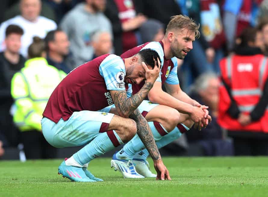 Burnley est à terre.