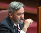 Liberal senator breaks ranks to take aim at Angus Taylor’s ‘negative’ rhetoric on immigration