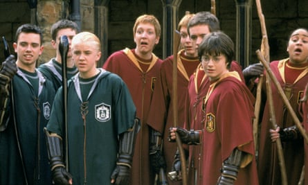 Marriage material...? Tom Felton as Draco, and Daniel Radcliffe in 2002’s Harry Potter and the Chamber of Secrets.