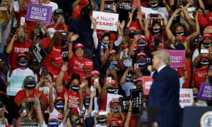 Donald Trump at a campaign event at on Sunday in Henderson, Nevada.